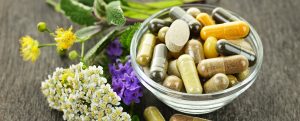 Image depicting healthy items for gut health