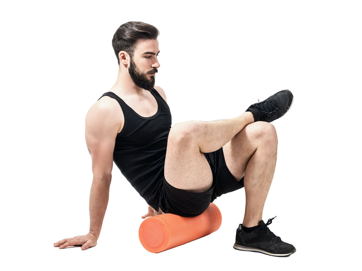 Foam-roller-glutes-and-hamstrings