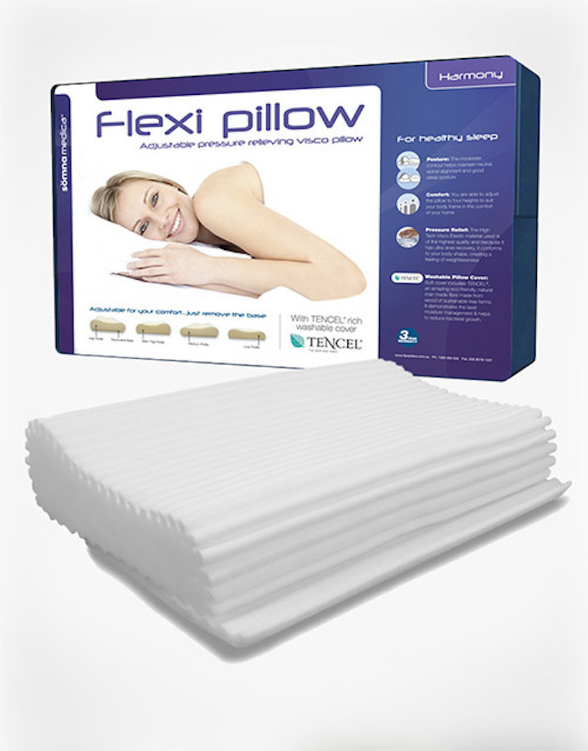 Image of the harmony pillow of the Flexi Pillows range