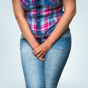 Image showing a woman with urinary incontinence